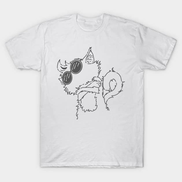 Cool cat T-Shirt by Ghostlyboo
